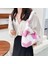 08 Yeşil 30X30X2CM Stili Women's Bag Plush Leopard Love Heart Pattern Underarm Shoulder Bag Autumn Winter Ladies Large Capacity Shopper Tote Handbags (Yurt Dışından) 2