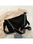 Siyah Stil2 Stili 2022 New Nylon Bag Women Vintage Black Shoulder Bag Casual Girls Armpit Bag Solid Color Handbag Street Crossbody Bag (Yurt Dışından) 1