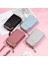 Mavi Stil Küçük Crossbody Çanta Kadın Mini Pu Deri Omuz Messenger Çanta Kızlar Için Bolsas Bayanlar Telefon Çanta Fermuar Flap Çanta (Yurt Dışından) 5