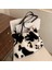 Zebra Stili Vintage Kadın Omuz Çantası Yaratıcı Zebra Çizgili Inek Desen Baskı Koltukaltı Çanta Kız Moda Çanta (Yurt Dışından) 3