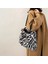 Zebra Stili Vintage Kadın Omuz Çantası Yaratıcı Zebra Çizgili Inek Desen Baskı Koltukaltı Çanta Kız Moda Çanta (Yurt Dışından) 5