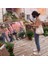 Bej Tarzı Wome Girls Shopper Için Küçük Kanvas Çantalar Tasarımcı Çanta Papatya Tığ ile Rahat Nakış Sevimli Örgü Omuz Tote Çanta (Yurt Dışından) 5