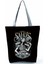 HL2839 Skull Bag Style Noel Tote Çanta Öncesi Kabus Havalı Cadılar Bayramı Kafatası Jack Baskı Eko Çanta Moda Seyahat Çantası Kadın Eğlence Alışveriş Çantası (Yurt Dışından) 1