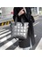 Altın Tarzı 34CMX34CMX14CM Leftsıde Nylon Shoulder Side Bags Designer Soft Cotton Padded Woman Handbag Quilted Short Handle Totes War Hit Winter (Yurt Dışından) 5