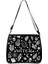 YXBWITHC16CW Stili 20CMX24CM Sevimli Siyah Kedi Cadı Messenger Çanta Kadın Çanta Tuval Koltukaltı Omuz Çantaları Büyücülük Kafatası Kız Gotik Crossbody Çanta Hediye (Yurt Dışından) 1