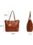 Siyah Stil 32X12X27 cm Kadınlar Için Omuz Çantaları Yağ Balmumu Deri Çanta Tote Crossbody Çanta Kadın Lüks Çanta Kadın Çanta Tasarımcısı Çanta Yüksek (Yurt Dışından) 3