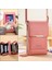 Pembe Tarzı Wome Kadın Omuz Basit Çanta Bayan Mini Dokunmatik Telefon Çantalar ve Çantalar Için Düz Renk Pu Deri Crossbody Çanta (Yurt Dışından) 2