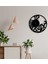 Dekoratif 45 cm Ahşap Duvar Saati-153 1