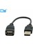 30 cm USB 2.0 A Erkek Kadın Uzatma Genişletici Kablo Bilgisayar ve Dizüstü Bilgisayar Için 0.3 M 1ft Kısa Kablo (Yurt Dışından) 2