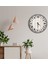 Dekoratif 45 cm Ahşap Duvar Saati-158 1
