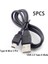 5 Adet Yüksek Hızlı USB 2.0 Mini USB 5-Pin Senkronizasyon Kablosu Veri Şarj Güç Uzatma Kablosu Konektörü Splitter Mp3 Mp4 W17 (Yurt Dışından) 2
