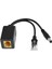 Ieee 802.3AF Poe Splitter Ethernet Üzerinden Güç 24V TO12V Poe Adaptör Kablosu Yüksek Hızlı (Yurt Dışından) 2