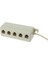 RJ11 Jack 5 Yollu Çıkışlı Telefon Telefon Modüler Hat Ayırıcı Fiş Adaptörü 6P4C (Yurt Dışından) 4