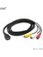 Duttek 5 Feet/1.5 M USB 2.0 Kadın - 3 Rca Erkek Video A/v Pratik Kamera Adaptörü Av Ekipmanları Için Harika Kablo 150 cm (Yurt Dışından) 1