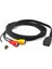 Duttek 5 Feet/1.5 M USB 2.0 Kadın - 3 Rca Erkek Video A/v Pratik Kamera Adaptörü Av Ekipmanları Için Harika Kablo 150 cm (Yurt Dışından) 3