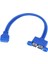 Great-Q Usb3.0 Anakart Anakart 20PIN - Çift Bağlantı Noktalı USB 3.0 Hub Adaptör Kablosu Kablosu (Yurt Dışından) 3