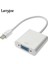 Larryjoe 1 Adet/grup Sıcak Satış Kablosu Video Mini Displayport Ekran Bağlantı Noktası Dp Erkek Apple Macbook Için VGA Kablosu Adaptörü (Yurt Dışından) 1