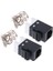 2 Adet Utp Cat6 Ağ Modülü RJ45 Bağlantı Kablosu Adaptörü Keystone Jack (Yurt Dışından) 4