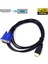 1.8 M HDMI Uyumlu VGA Kablosu Hd 1080 P Erkek VGA Erkek Video Dönüştürücü Adaptör Ses Adaptör Kablosu Pc Laptop Için (Yurt Dışından) 1