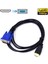 1.8 M HDMI Uyumlu VGA Kablosu Hd 1080 P Erkek VGA Erkek Video Dönüştürücü Adaptör Ses Adaptör Kablosu Pc Laptop Için (Yurt Dışından) 2