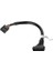 2 Adet Anakart Başlık Adaptör Kablosu Yüksek Kalite 1 Adet 19/20 Pin USB 3.0 Erkek 9 Pin USB 2.0 Dişi (Yurt Dışından) 5
