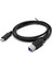 USB 3.1 Usb-C Kablo Tip C Erkek Konnektör - Apple Macbook ve Dizüstü Bilgisayar Için Usb3.0 Standart B Erkek Veri Kablosu Siyah (Yurt Dışından) 1