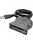 USB 1.1 - DB25 Dişi Bağlantı Noktası Yazdırma Dönüştürücü Kablo Lpt USB Adaptörü Lpt Kablosu Lpt - USB Kablosu Siyah (Yurt Dışından) 5