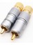 2 Adet/grup Nakamichi Rca Kaynaksız Rca Erkek Bakır Altın Kaplama Ses Soketi Adaptör Fişi Dönüştürücü Konnektörler Hıfı Ses Için (Yurt Dışından) 1