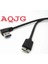 5 Gbps 30 cm USB 3.0 Sağ Açılı A Erkek Mikro B Erkek 10 Pin Kısa Adaptör Kablosu Mobil HDD Için Sol Açılı 90 Derece Aqjg (Yurt Dışından) 2