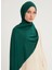 Likralı Penye Viskon Şal 70x180cm - Zümrüt 2