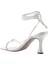 Pemres 3fx Beyaz Kadın Topuklu Sandalet 3