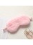 Yumuşak Peluş Uyku Göz Kapağı Maskesi Uyku Maskesi Göz Kapağı Tavşan Peluş Sevimli Uyku Göz Bandı (Pembe) (Yurt Dışından) 2