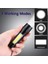 Dahili Pil Mini LED El Feneri Zoom Odak Torch Lambası Şarj Edilebilir USB Fener Ayarlanabilir Su Geçirmez Dış Mekan LED Penlight (Yurt Dışından) 3