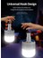 LED Güneş Paneli Ampul Çadır Yard Bahçe Acil Durum Lambası Taşınabilir Kamp Açık Güneş Lambası 5 Seviyeli Ayar (Yurt Dışından) 4