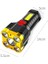 LED El Fenerleri Güçlü Işık Şarj Edilebilir Süper Parlak Edc Güçleri Torch Ömrü Su Geçirmez 1200 Mah Dış Mekan Çalışma Işığı (Yurt Dışından) 3
