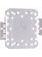 2x Kare Şekli Beyaz Dc Lamba Cob Smd LED Modül Çipi 30-36V 20W (Yurt Dışından) 2