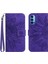 Kart Yuvaları Tutucu Kabartmalı Ayçiçeği Pu ile Oppo Oppo 4 Pro 5g Için Telefon Kılıfı (Yurt Dışından) 1