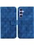 Samsung Galaxy S23 Fe 5g Için Kart Tutucu Çift 8 Kabartmalı Pu Telefon Kılıfı (Yurt Dışından) 1
