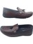 N S R Erkek Bordo Loafer Ayakkabı N036-10 1