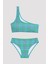 Genç Kız Nancy Tek Omuz Çok Renkli Bikini Takımı 1
