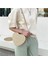 Bayanlar Hasır Dokuma Çanta Tatlı Kalp Şeklinde Crossbody Çanta Bozuk Para Cüzdanı Bayanlar Plaj Seyahat Alışveriş Çantası (Haki) (Yurt Dışından) 3