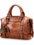 Kadın Deri Moda Bayan Haberci Çanta Omuz Çantası Tote Satchel Çanta Kahverengi (Yurt Dışından) 1