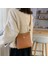 Moda Tek Omuz Messenger Çanta Odası Basit Trendy Küçük Kare Çanta (Kahverengi) (Yurt Dışından) 2