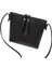 Moda Kadın Omuzdan Askili Çanta Pu Deri Kadın Çanta Katı Tote Çanta Crossbody Çanta Deri Kadın Askılı Çanta (Siyah) (Yurt Dışından) 1