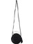 Moda Pu Deri Bayan Crossbody Çanta Kadın Çantası Basit Tasarım Askılı Çanta Dairesel Çanta Mini Cep Telefonu Çanta Siyah (Yurt Dışından) 1