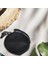 Moda Pu Deri Bayan Crossbody Çanta Kadın Çantası Basit Tasarım Askılı Çanta Dairesel Çanta Mini Cep Telefonu Çanta Siyah (Yurt Dışından) 3