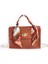 Bayanlar Niş Sevimli Zincir Messenger Çanta Bayan Moda Mini Pu Omuz Çantası Kahverengi (Yurt Dışından) 1