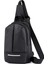 Çok Fonksiyonlu Messenger Çanta Erkek Su Geçirmez Moda Göğüs Çantası Kısa Mesafe Crossbody Göğüs Çantası Su Geçirmez Omuz Çantası Erkek Siyah (Yurt Dışından) 1
