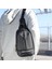 Çok Fonksiyonlu Messenger Çanta Erkek Su Geçirmez Moda Göğüs Çantası Kısa Mesafe Crossbody Göğüs Çantası Su Geçirmez Omuz Çantası Erkek Siyah (Yurt Dışından) 3