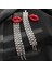 Trendy Parlak Tam Kristal Kırmızı Dudak Uzun Püskül Damla Küpe Vintage Rhinestone Zincir Küpe Kadınlar Için Parti Takı (Yurt Dışından) 3